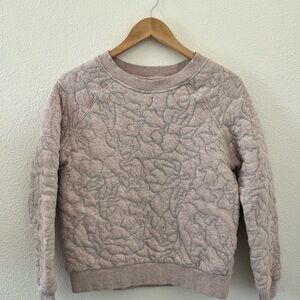 Prana Textured Light Pink Sweater